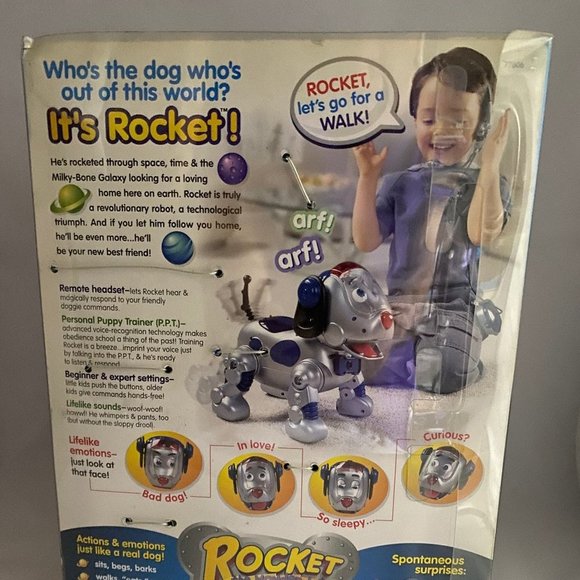 Vintage Fisher Price Rocket the Wonder Dog Robotic Pet - Picture 2 of 3